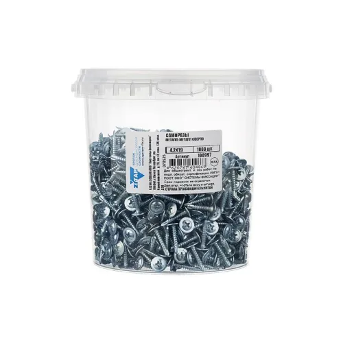 Саморез ШСММ сверло 4.2х19 (уп.1000шт) Zitar 100997 фото 2