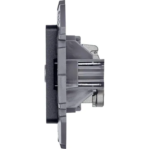 Розетка телевизионная проходная TV Inspiria 14дБ 5-862мГц механизм антрацит IEK 673863 фото 5