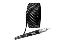 Кабель коаксиальный RG-6U 75 Ом CCS/(оплетка Al 64%) PE черн. (уп.100м) Simple Эра Б0044601