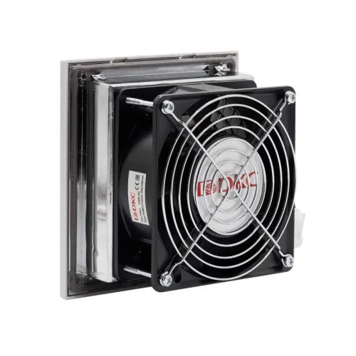 Вентилятор с фильтром ЭМС 100куб.м/ч 230В AC 152х152мм IP54 DKC R5MCV15230 фото 2