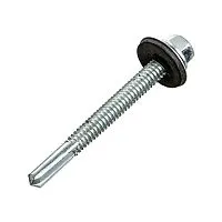 Саморез усиленный КР КРс ZP 5.5х51 оцинк. удлин. сверло (контейнер) (уп.50шт) Zitar 142303