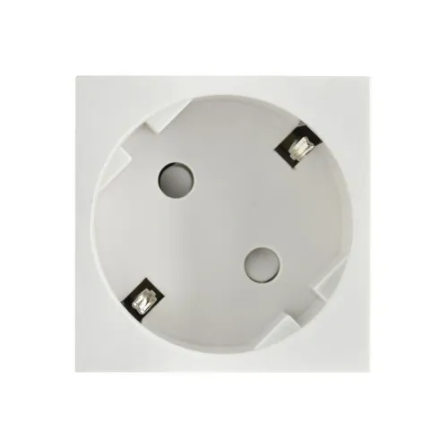 Розетка PRIMER 45град. с заземл. защ. шторки винт. зажим РКС-20-30-П-45 бел. IEK PR-KK40D-RSZH-2-2-45-K01 фото 3