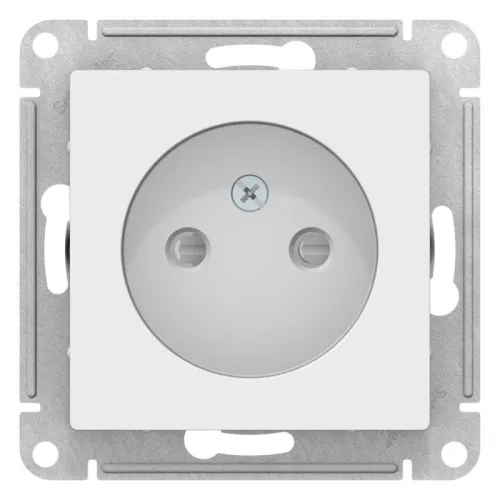 Розетка AtlasDesign 16А без заземл. защ. шторки механизм лотос SE ATN001349 фото 3