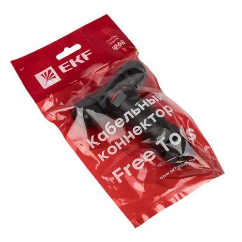 Коннектор кабельный Т-образный (клеммник 5PIN) IP68 FreeTools EKF plc-uac-cb5T фото 6