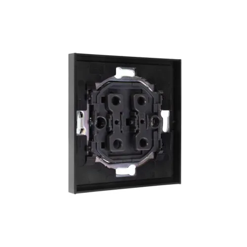 Переключатель проходной 2-кл. СП STRONG 10А антрацит Kranz KR-78-0709-5 фото 7