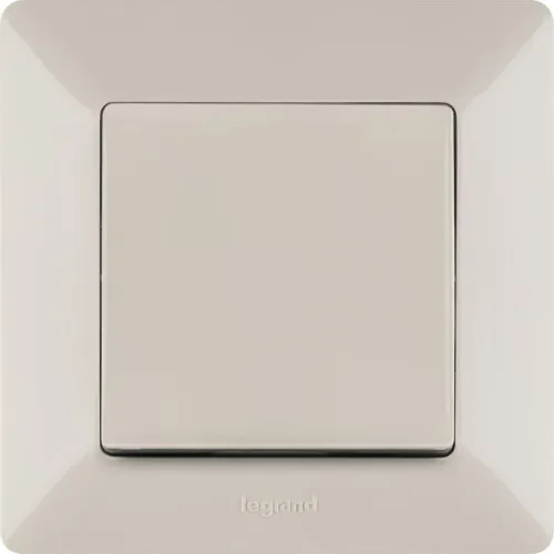 Выключатель 1-кл. СП Valena Life 10А IP20 250В 10AX с лицев. панелью безвинтов. зажимы механизм сл. кость Leg 752501 фото 2