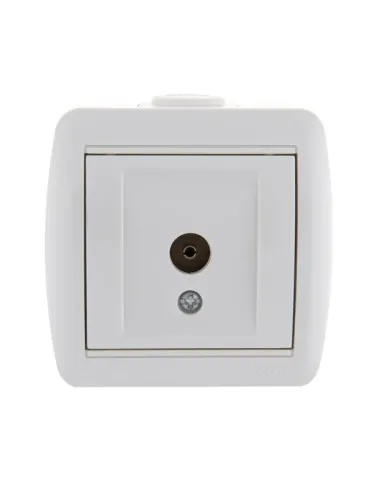 Розетка телевизионная оконечная TV ОП Nata бел. LEZARD 710-0200-130