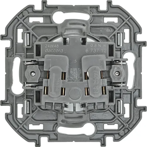 Розетка 1-м СП Inspiria 16А IP20 250В 2P механизм алюм. IEK 673712 фото 3