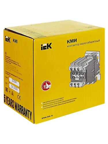 Контактор КМИ-48012 80А 230В/AC3 1НО 1Н3 KARAT IEK KKM41-080-230-11 фото 3