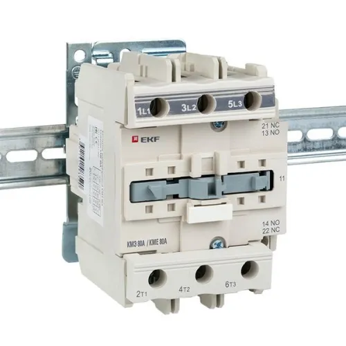 Контактор КМЭ-3 80А кат. 230В AC 1НО+1НЗ EKF ctr-s-80-220 фото 3