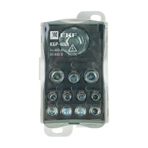 Блок распределительный КРОСС крепеж на панель и DIN КБР-400А EKF plc-kbr400 фото 4