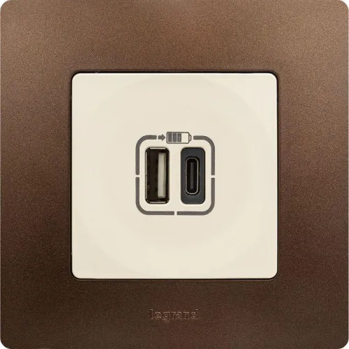 Рамка 1-м Etika какао IEK 672571 фото 6