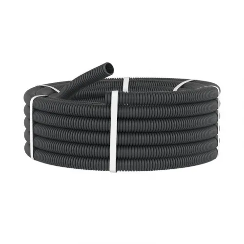 Труба гофрированная ПНД гибкая легкая d32мм без протяжки черн. (уп.25м) DKC 70732 фото 3