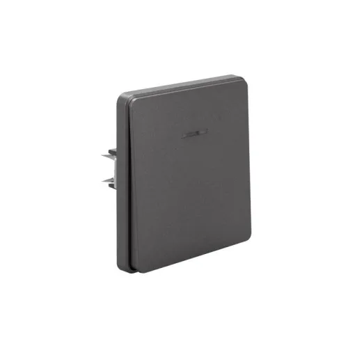 Переключатель перекрестный 1-кл. СП ROUND 10А с подсветкой титан Kranz KR-78-0718-2 фото 5