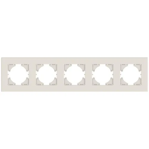 Рамка 5-местн. City беж. GUSI С1115-003