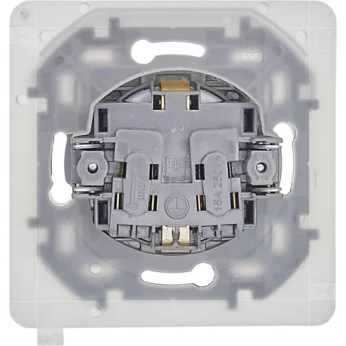 Розетка 1-м СП Inspiria 16А IP44 250В 2P+E защ. шторки с крышкой немецк. стандарт механизм алюм. IEK 673742 фото 4