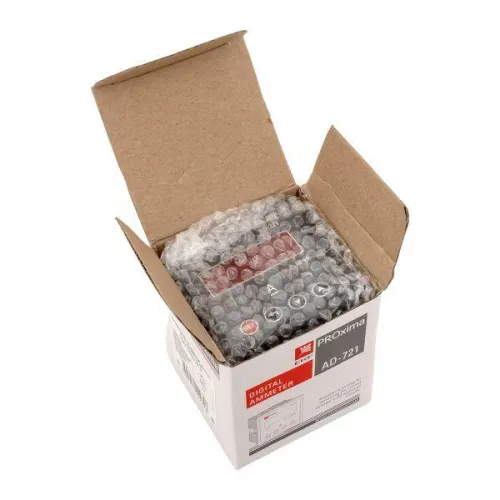 Амперметр цифровой AD-721 1ф на панель 72х72 EKF ad-721 фото 2