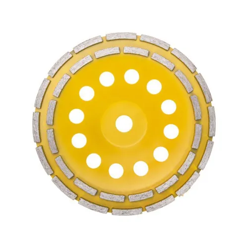 Чашка алмазная шлифовальная двухрядная 230х22.2мм KRANZ KR-90-0254 фото 2