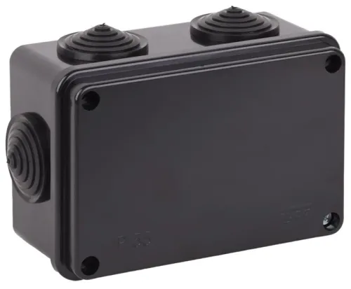 Коробка распаячная для ОП 120х80х50мм УХЛ1 черн. Ruvinil 67051Ч