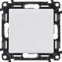 Переключатель 1-кл. СП Valena Life 10А IP20 250В 10AX с лицев. панелью безвинтов. зажимы механизм бел. Leg 752406