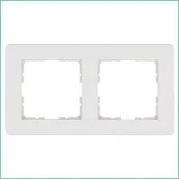 Рамка 2-м G-Flex бел. глянцевый Jasmart G1102W