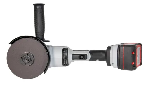 Машина шлифовальная угловая аккумуляторная бесщеточная УШМ-125/36ВМЭ 125мм АПИ 36В 2 АКБ 2.0А.ч ЗУ ИНТЕРСКОЛ 956.2.2.70 фото 4