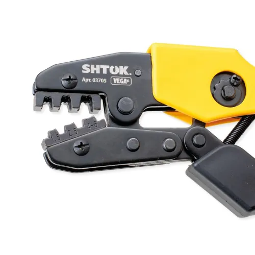 Пресс-клещи ПК-23+ матрица профиль двойн. автоклеммы 1.5-6.0кв.мм (03705) SHTOK 376212 фото 4