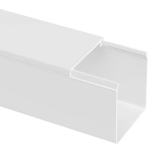 Кабель-канал 40х40 L2000 пластик бел. TOKOV ELECTRIC TKE-KK-40-40-2000-WH фото 2