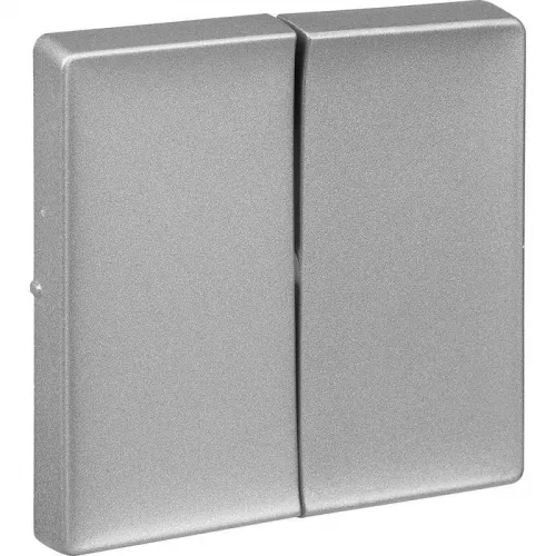 Панель лицевая Valena Life для 2-кл. выкл. алюм. Leg 755022 фото 4