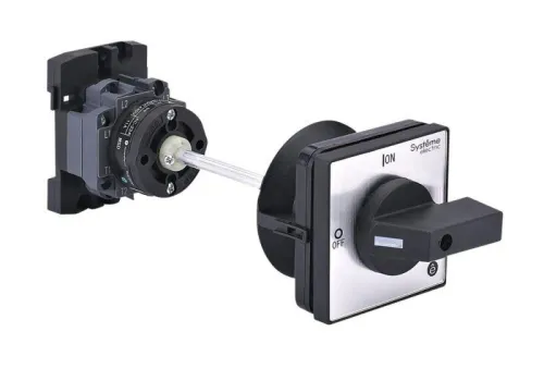 Выключатель-разъединитель 3п 20А IP20 с черн. выносн. рукоят. на дин-рейке/плате SE MSD20340B