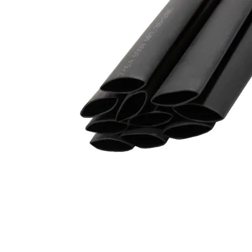 Трубка термоусадочная двустенная клеевая 12.7/6.35 (2:1) черн. 1м (уп.10шт) Rexant 26-2105 фото 5