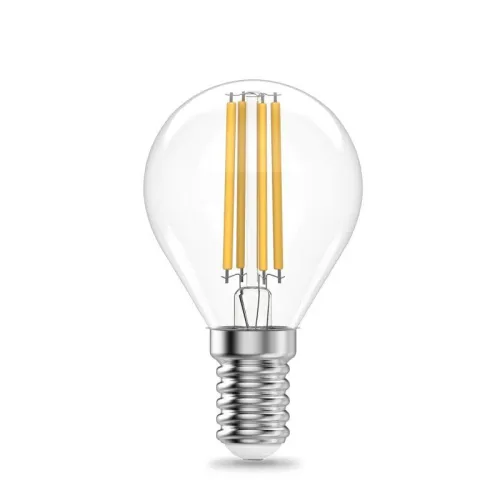 Лампа светодиодная филаментная Filament Elementary 12Вт шар 4100К Е14 750лм GAUSS 52122 фото 4