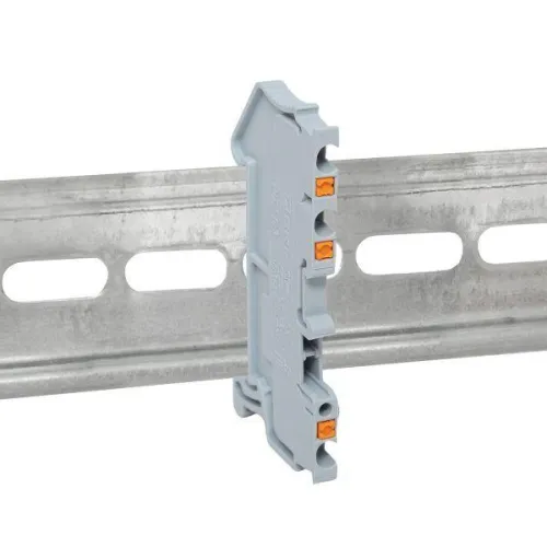 Колодка клеммная пружинная 1.5 Push-in 3 вывода сер. EKF PIT-1.5-3 фото 2