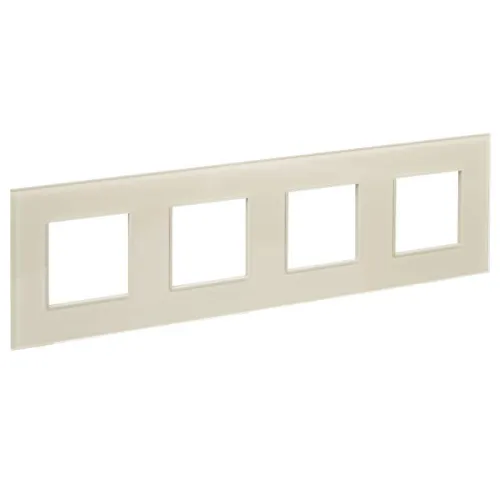 Рамка 4-м SKANDY SK-F24B стекло беж. IEK SK-M42-G-K10