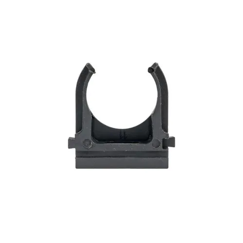 Держатель для труб (клипса) d25мм черн. (уп.100шт) Plast EKF derj-z-25-black фото 3