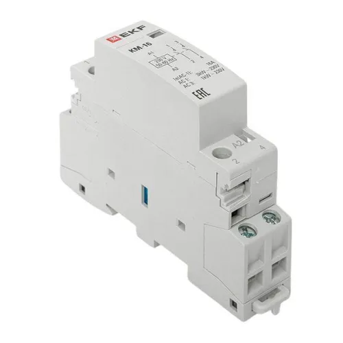 Контактор модульный КМ 16А 2NО (1 мод.) EKF km-1-16-20 фото 3