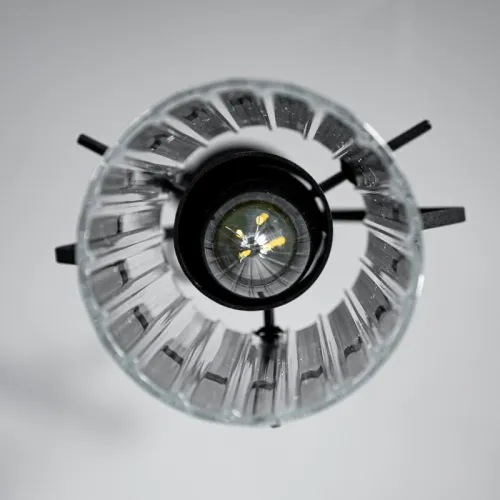 Светильник "Вираж" 211 (плафон 0016) НСБ 01-60-189 Е27 [ИМ] подвесной черн. Элетех 1005405276 фото 7