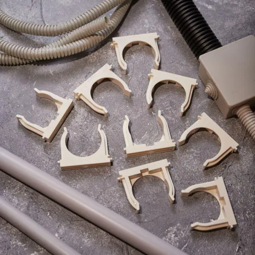 Держатель для труб (клипса) d50мм для монтажного пистолета бел. Rexant 28-0450-3 фото 4