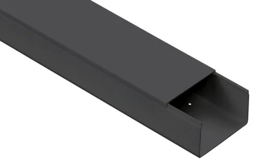 Кабель-канал 100х60 L2000 пластик ЭЛЕКОР черн. IEK EL-KK10-100-060-1-K02