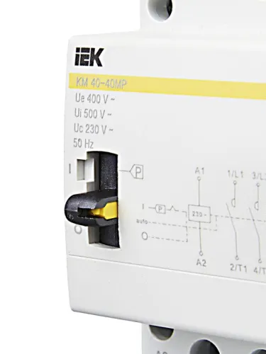 Контактор модульный КМ40-40МР AC с ручным управ. KARAT IEK MKK22-40-40 фото 6
