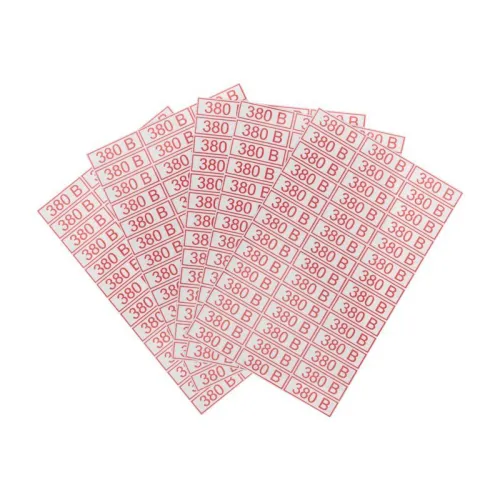 Наклейка знак электробезопасности " 380 В" 10х30мм Rexant 56-0008