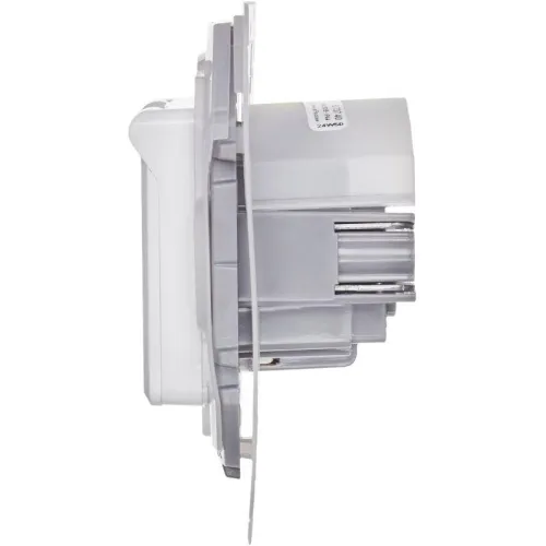 Розетка 1-м СП Inspiria 16А IP44 250В 2P+E защ. шторки с крышкой немецк. стандарт механизм бел. IEK 673740 фото 7