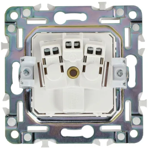 Розетка SKANDY 16А с заземл. без защ. шторок SK-R05W арктич. бел. IEK SK-R11-16-K01 фото 6