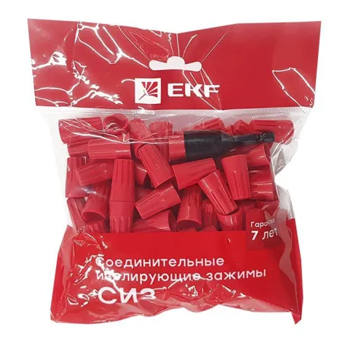 Соединитель проводов СИЗ-5 3-17кв.мм (уп.100шт) EKF plc-cc-8 фото 2