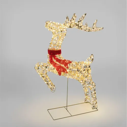 Фигура светодиодная "Бегущий олень" 88см тепл. бел. IP44 питание от трансформатора Neon-Night 501-375