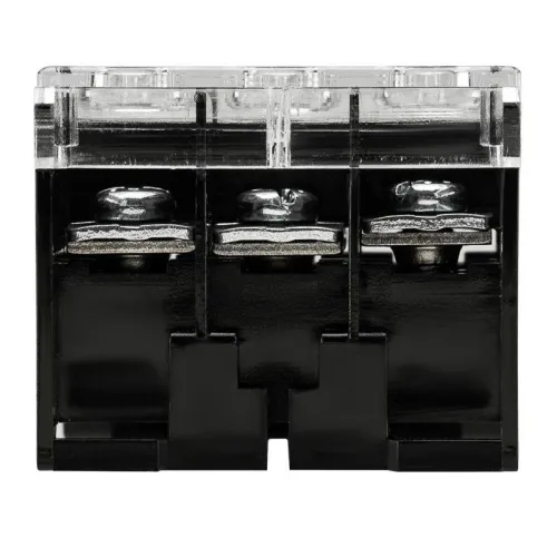 Блок зажимов клеммный БЗД 3х-полюсный 10.0кв.мм 50А на DIN-рейку Rexant 11-2166 фото 2