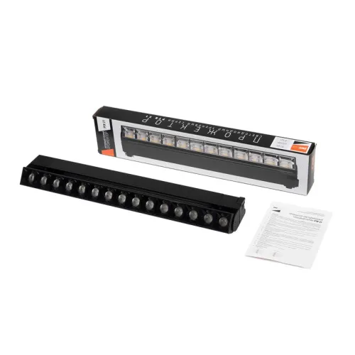 Светильник светодиодный трековый PTR 2130R 30Вт 4000К IP40 60град. 400мм BL черн. Pro+ JazzWay 5031609 фото 7