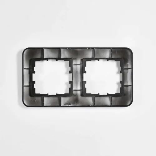 Рамка 2-м Karina Life горизонт. черн. бархат LEZARD 708-4200-147 фото 3