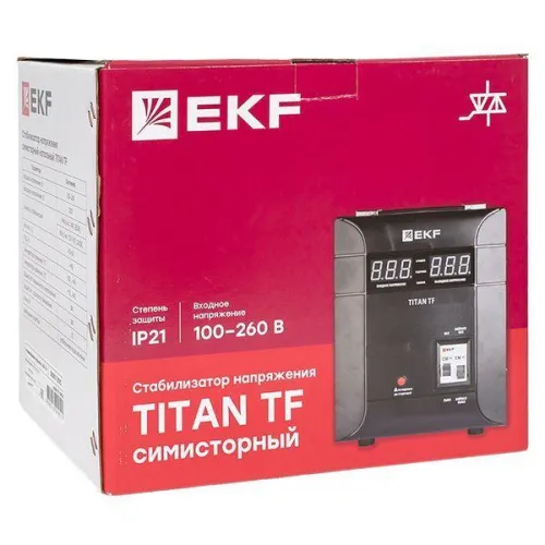Стабилизатор напряжения электронный напольного исполнения TITAN -TF-5000 EKF stab-TF-5000 фото 2