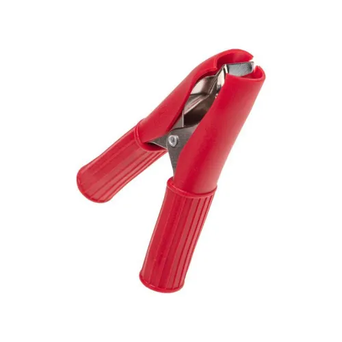 Зажим "крокодил" 30А 75мм в изоляторе (уп.2шт) Rexant 16-0016-9 фото 2